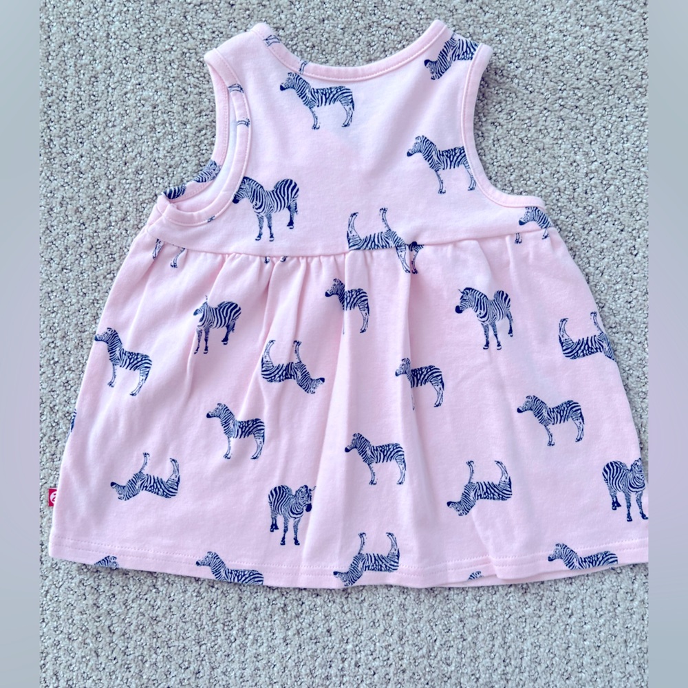 Pink Zebra Dress - Picture 2 of 2